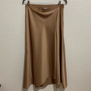 H&M Satin Midi Skirt